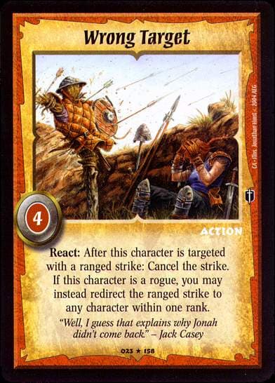 Wrong Target - FOIL — image 1