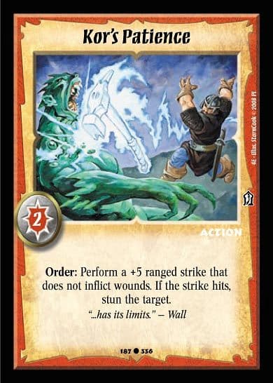 Kor's Patience - FOIL — image 1