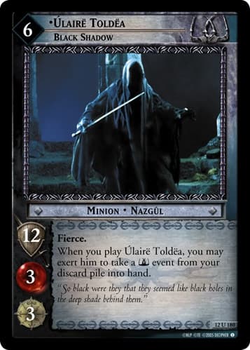 Úlairë Toldëa, Black Shadow — image 1
