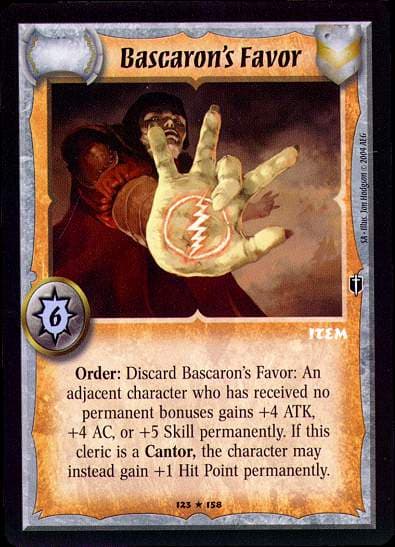 Bascaron's Favor - FOIL — image 1