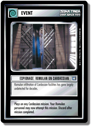Espionage: Romulan on Cardassian — image 1