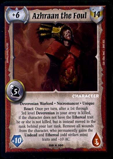 Azhraan the Foul - FOIL — image 1