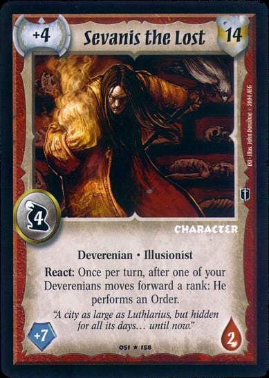 Sevanis the Lost - FOIL — image 1