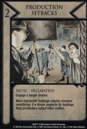 Production Setbacks — image 1