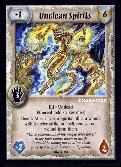 Unclean Spirits - FOIL — image 1