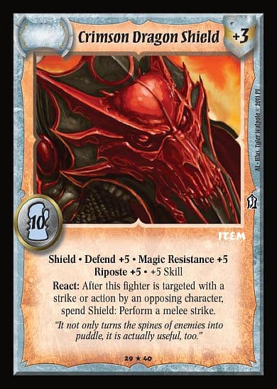 Crimson Dragon Shield — image 1