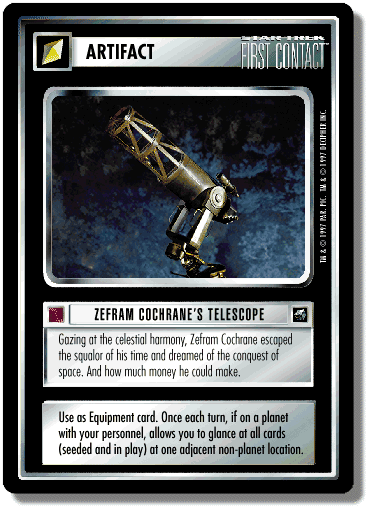 Zefram Cochrane's Telescope — image 1