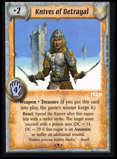 Knives of Betrayal — image 1