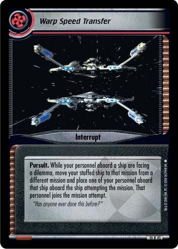 Warp Speed Transfer — image 1