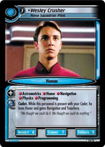 Wesley Crusher, Nova Squadron Pilot — image 1
