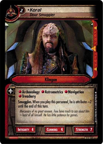 Koral, Dour Smuggler — image 1