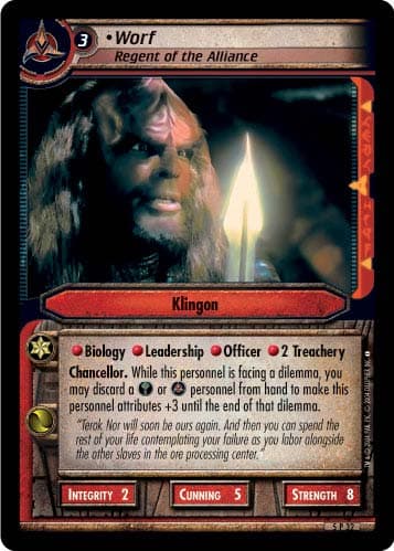 Worf, Regent of the Alliance — image 1