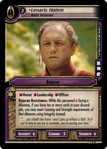 Lenaris Holem, Bold Veteran — image 1
