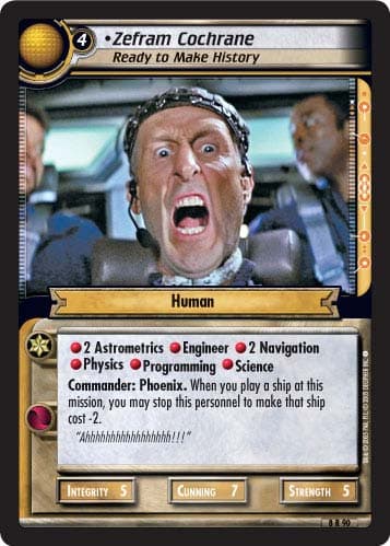 Zefram Cochrane, Ready to Make History — image 1