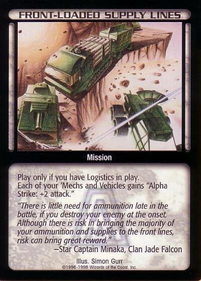 Front-Loaded Supply Lines — image 1