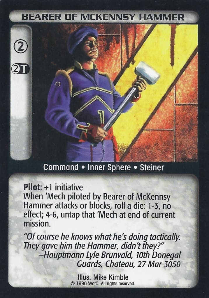 Bearer of McKennsy Hammer — image 1