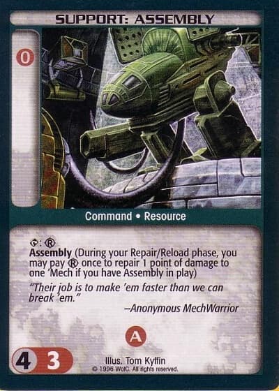 Support - Assembly (B) Green Mecha — image 1