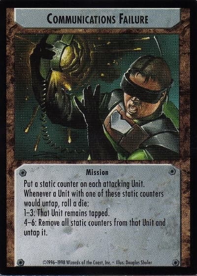 Communications Failure (CE) — image 1