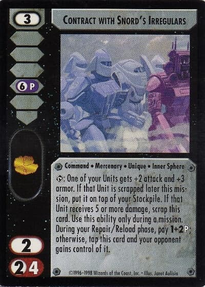 Contract with Snord's Irregulars (CE) — image 1