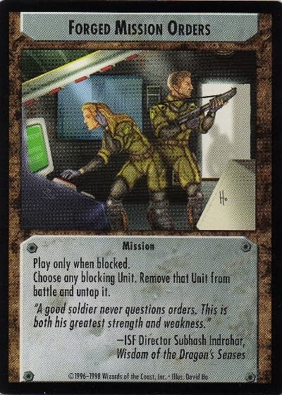 Forged Mission Orders (CE) — image 1