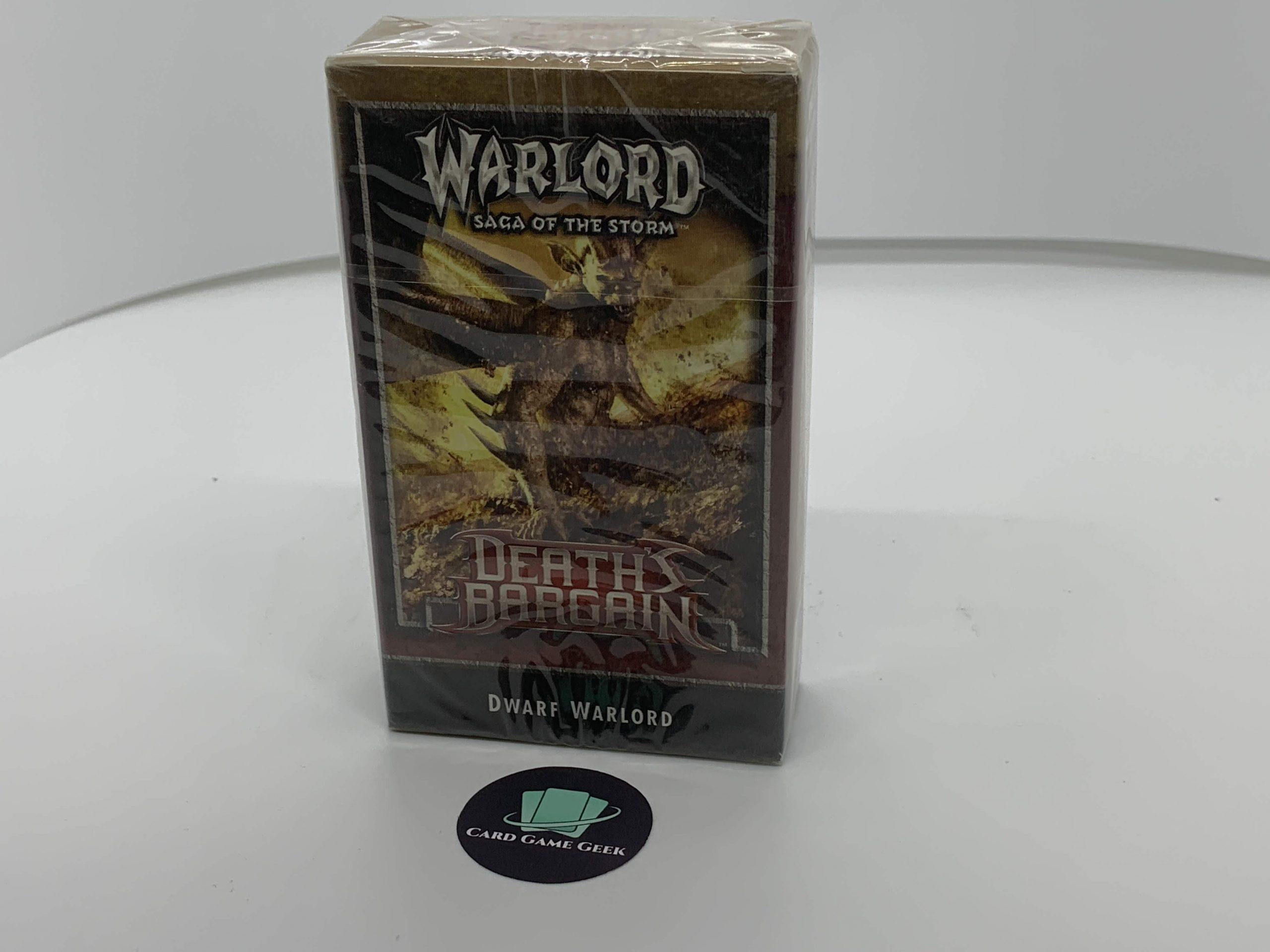 Warlord Saga of the Storm - Death's Bargain - Dwarf Starter Deck — image 1