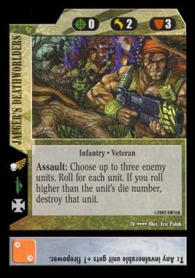 Jaeger's Deathworlders - FOIL — image 1