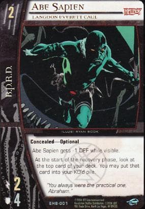 Abe Sapien, Langdon Everett Caul - FOIL — image 1