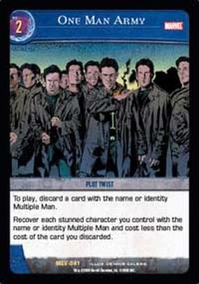 One Man Army - FOIL — image 1