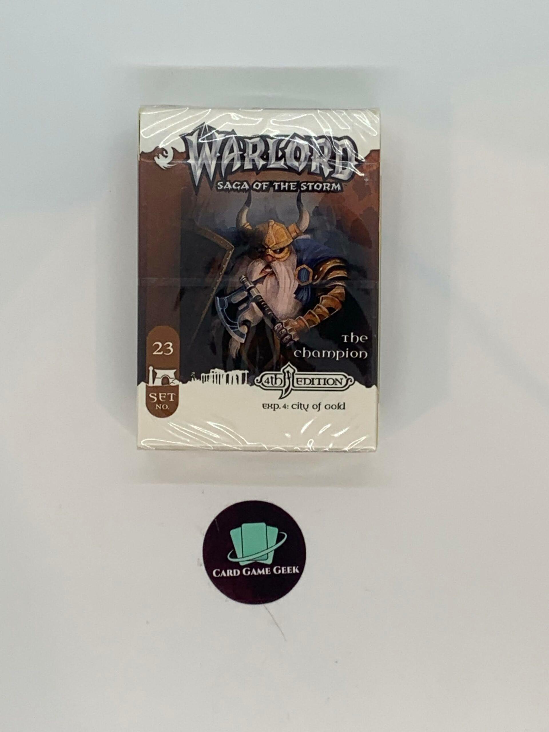 Warlord Saga of the Storm - APS 23 - The Champion - 4E Deck — image 1