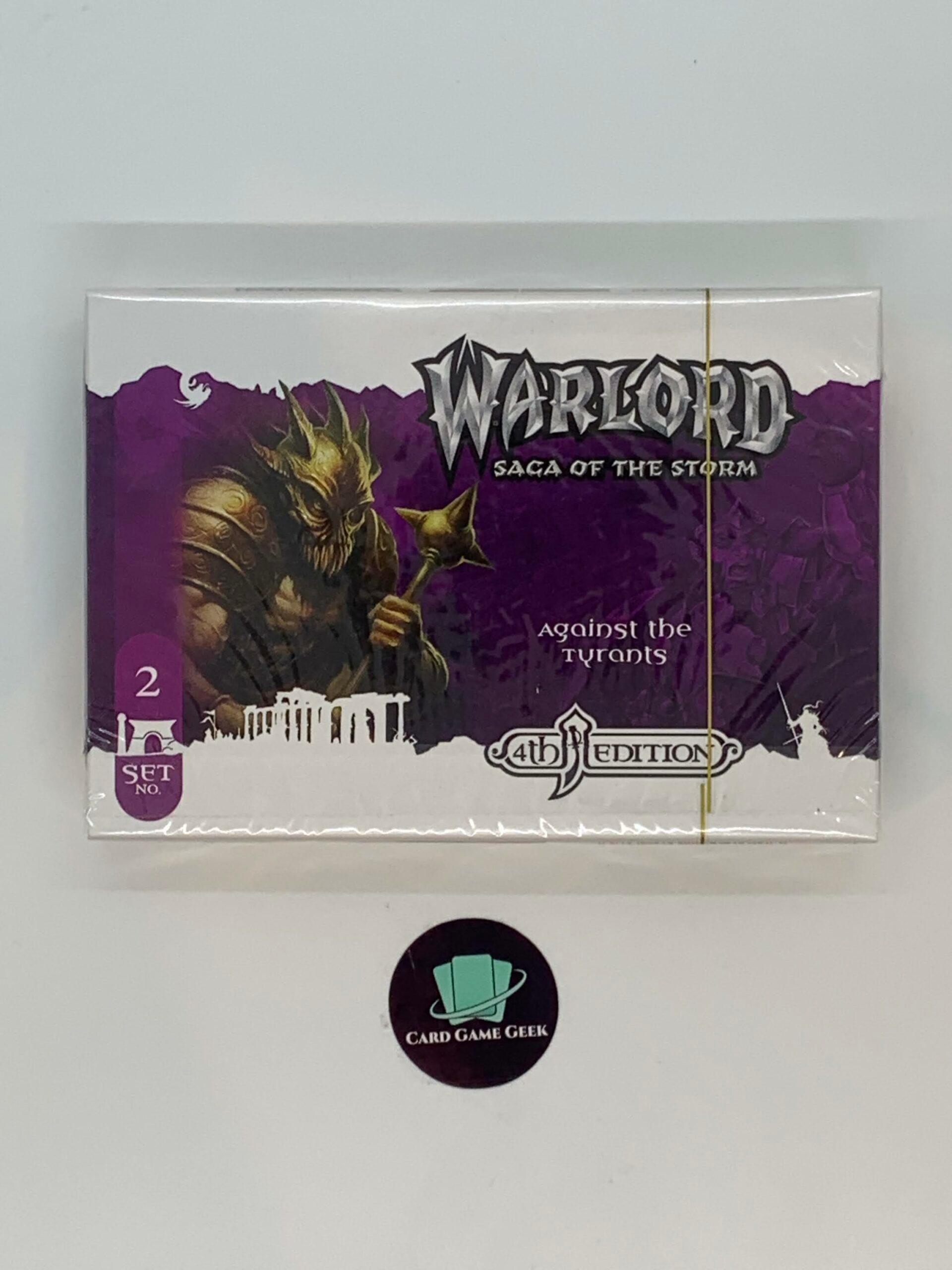 Warlord Saga of the Storm - APS 2 - Against the Tyrants - 4E Deck — image 1