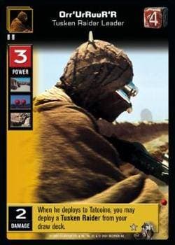 Orr'UrRuuR'R, Tusken Raider Leader - FOIL — image 1