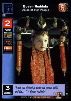 Queen Amidala, Voice of Her People - FOIL — image 1