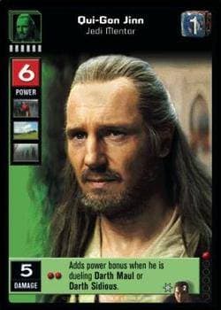 Qui-Gon Jinn, Jedi Mentor - FOIL — image 1