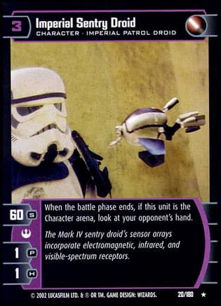 Imperial Sentry Droid - FOIL — image 1