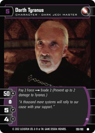 Darth Tyranus (C) - FOIL — image 1