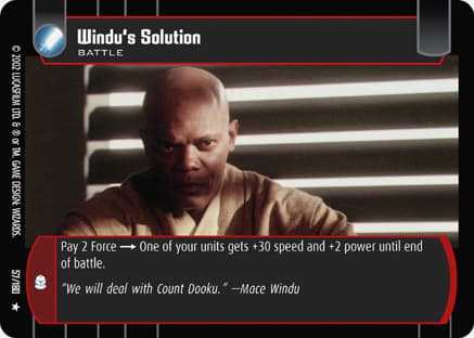 Windu's Solution - FOIL — image 1