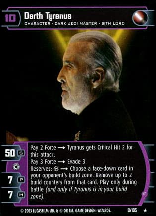 Darth Tyranus (F) - FOIL - LP — image 1