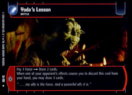 Yoda's Lesson - FOIL — image 1