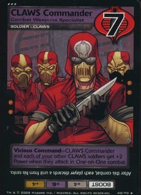 CLAWS Commander, Combat Weapons Specialist — image 1