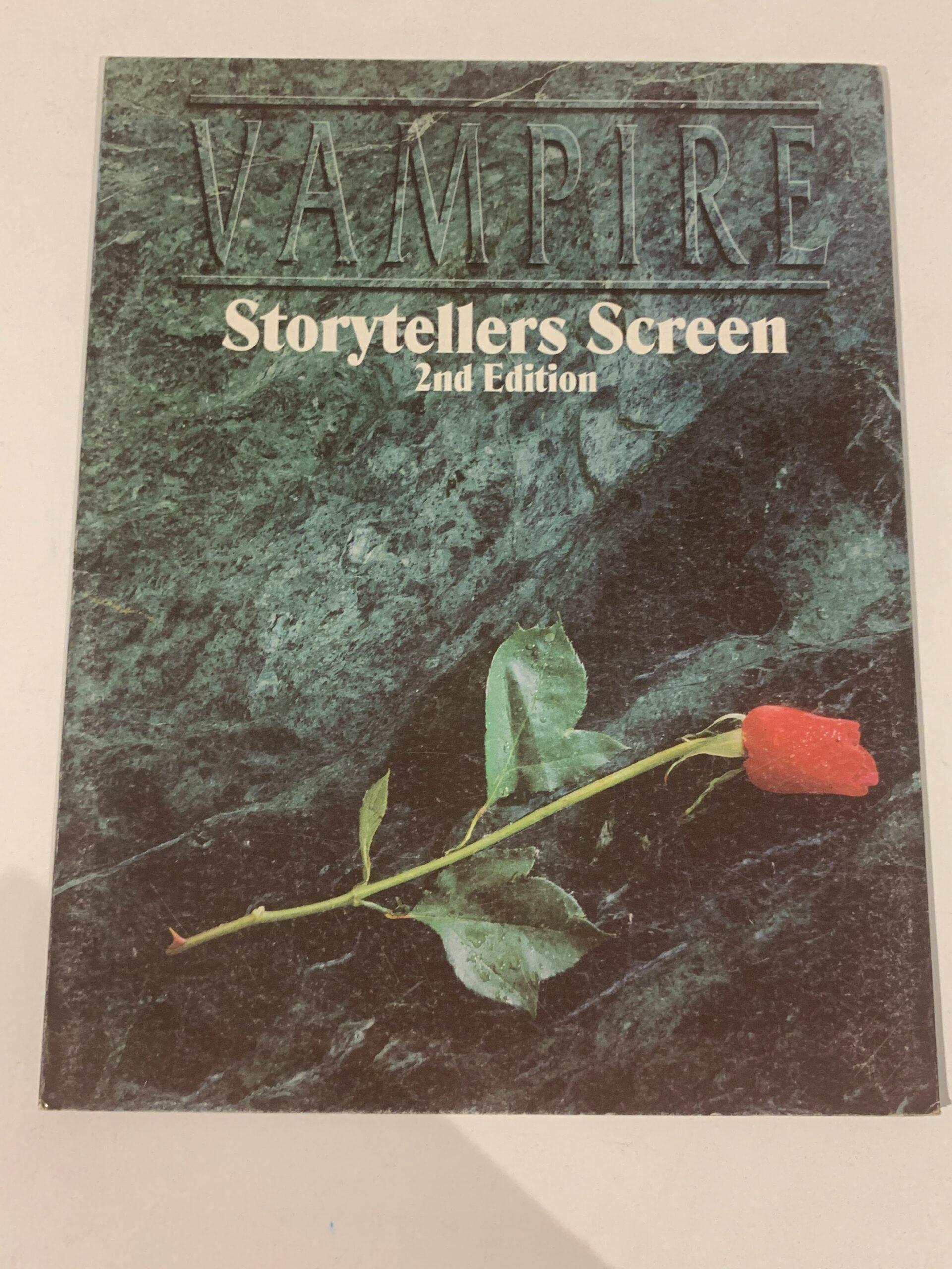 Vampire the Masquerade - Storytellers Screen & Contacts and Victims 2nd Edition - WW2003 - VG — image 1