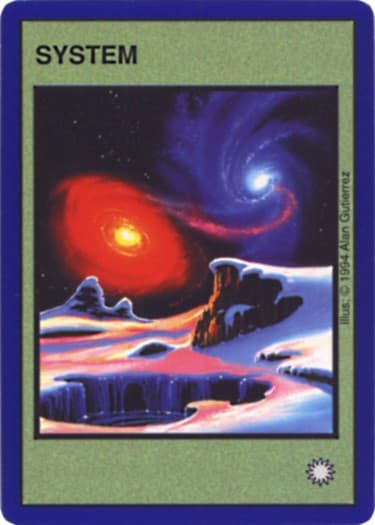 System M [Accreding red-blue galaxies, snowscape] — image 1