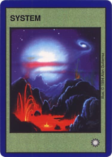 System P [White moon accreting, lava fountains] — image 1