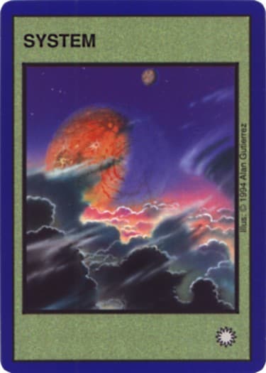 System V [Red-veined moon, aqua clouds] — image 1