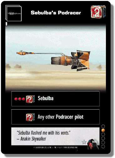 Sebulba's Podracer - Beta — image 1
