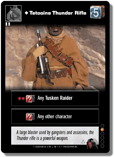 Tatooine Thunder Rifle - Beta — image 1