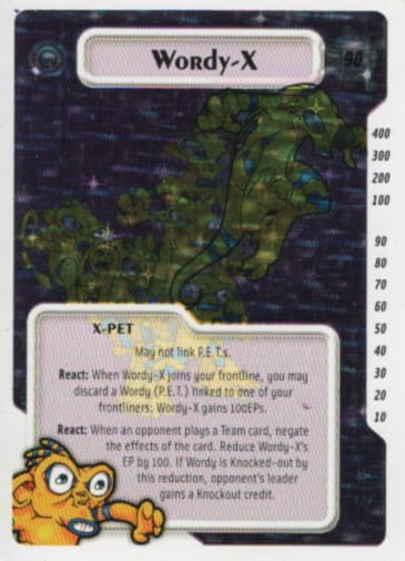 Wordy-X - FOIL — image 1
