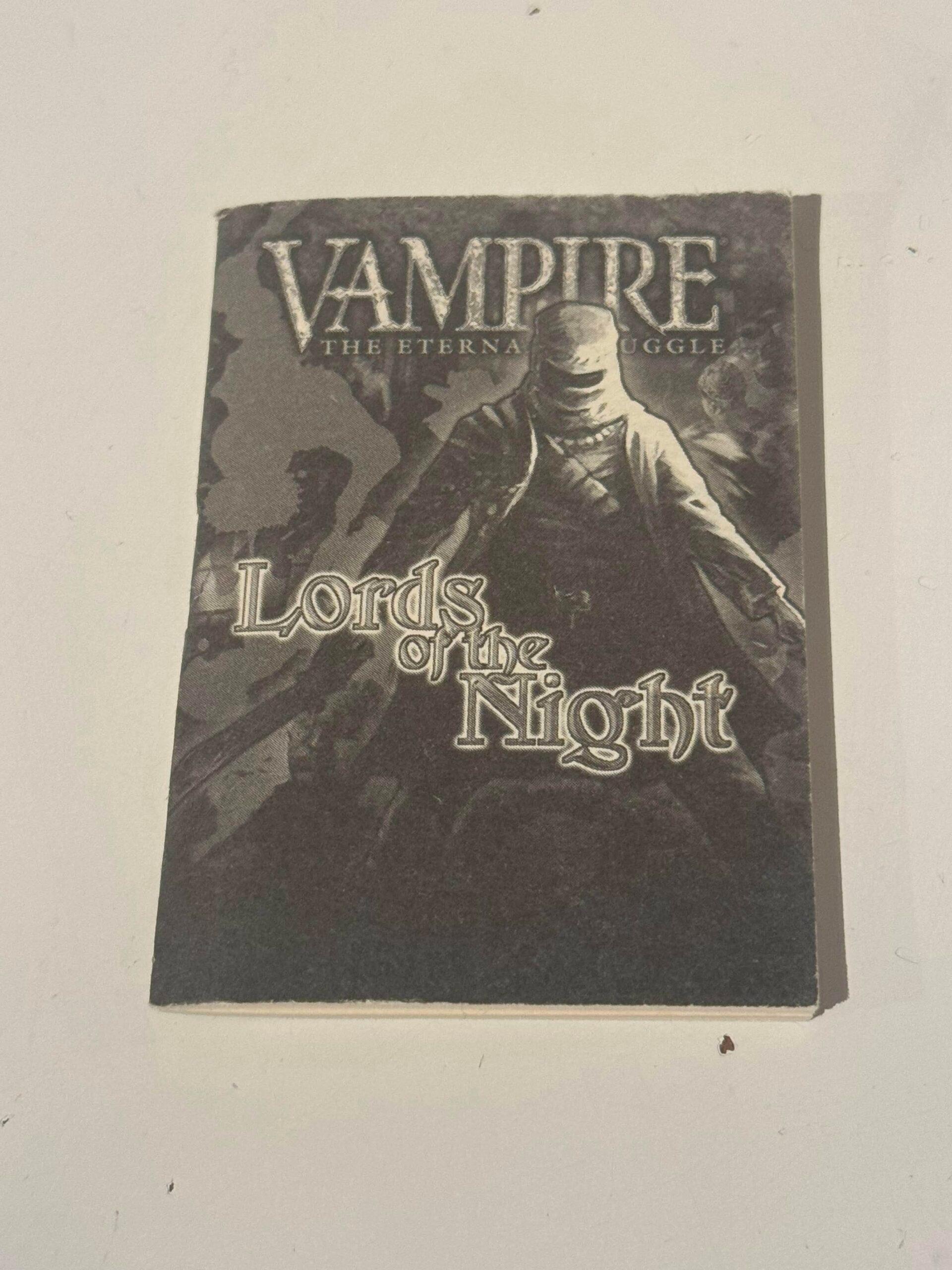 Vampire The Eternal Struggle - Lords of the Night - Rulebook — image 1