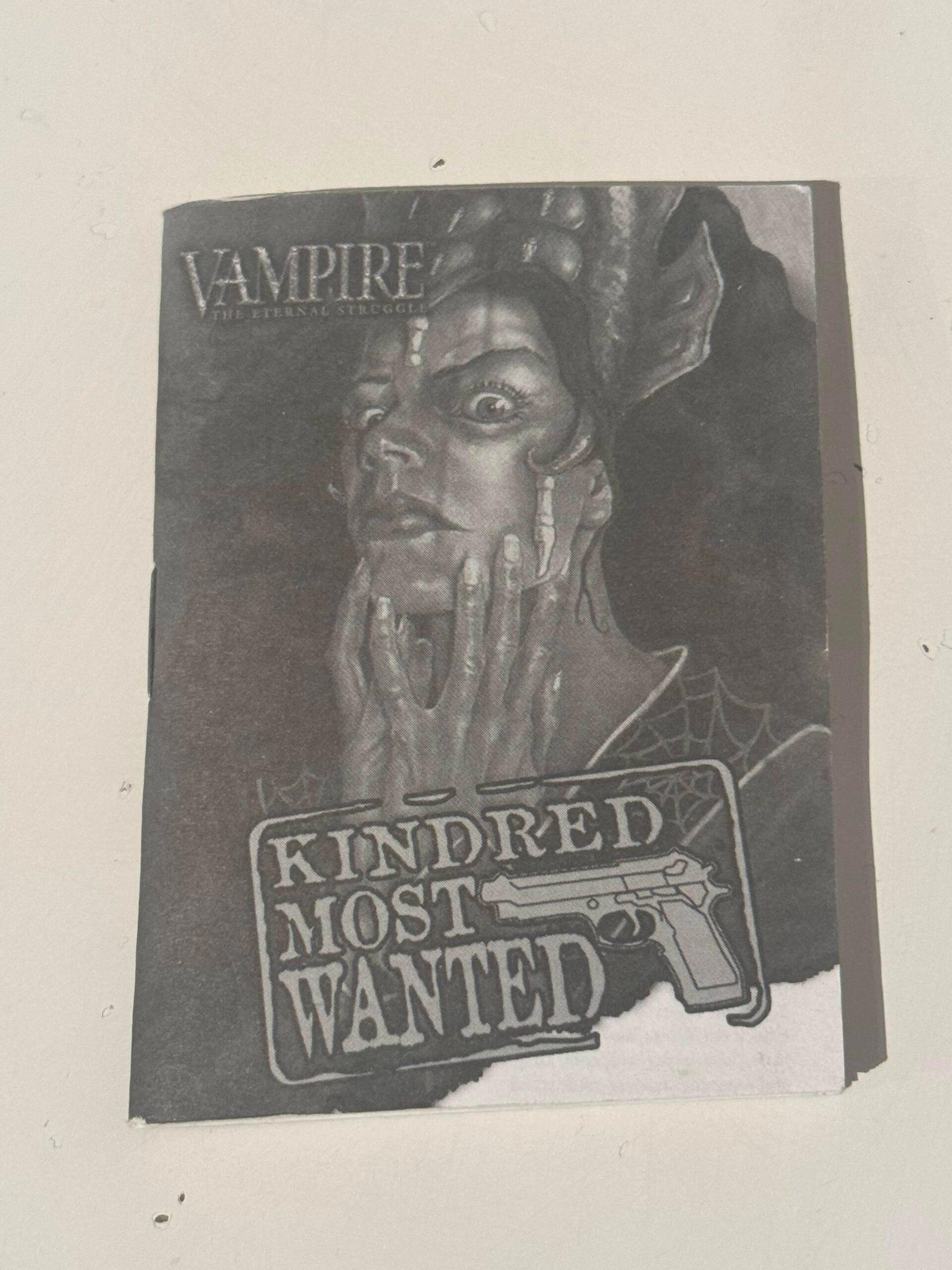 Vampire The Eternal Struggle - Kindred Most Wanted - Rulebook — image 1