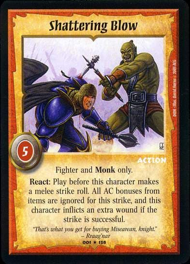 Shattering Blow - FOIL — image 1