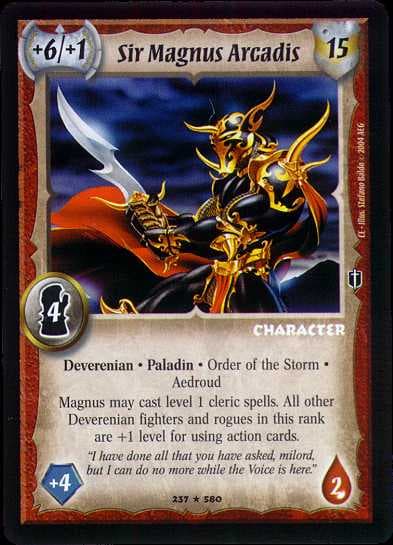 Sir Magnus Arcadis - FOIL — image 1